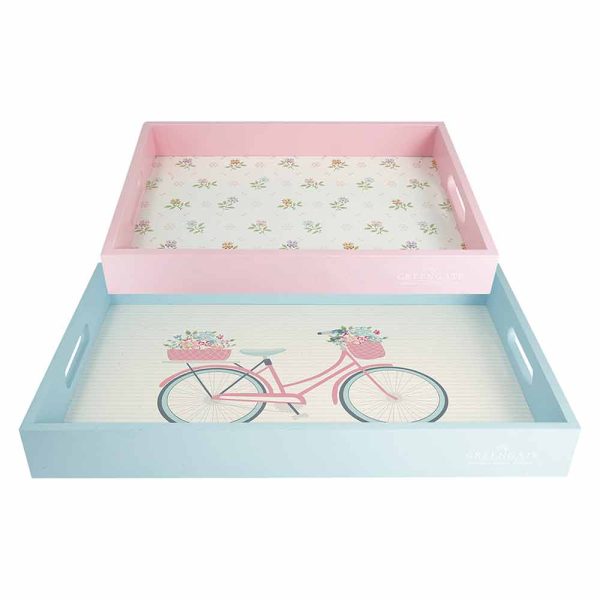 GreenGate - Alvilda Tablett white 2er-Set