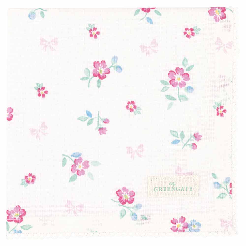GreenGate - Athea Stoffserviette White