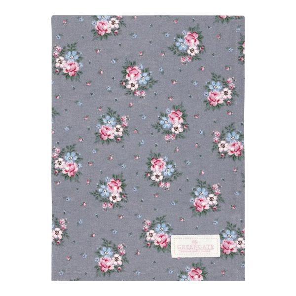 GreenGate - Clara Geschirrtuch grau