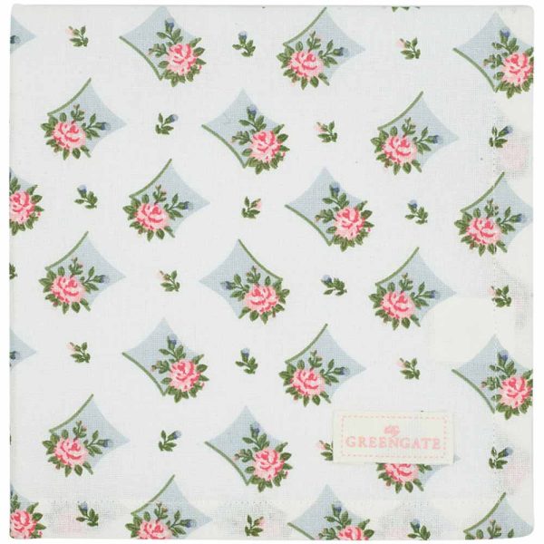 GreenGate - Freja Stoffserviette white