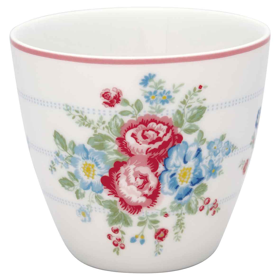 GreenGate - Henrietta Latte cup white