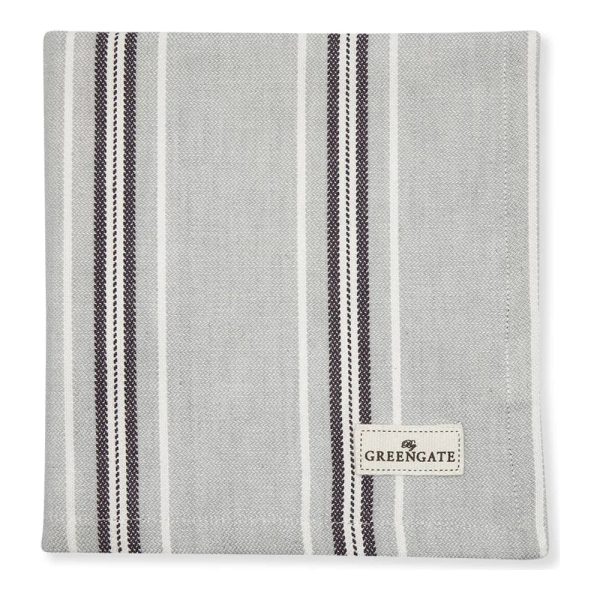 GreenGate - Stoffserviette Nell Grau