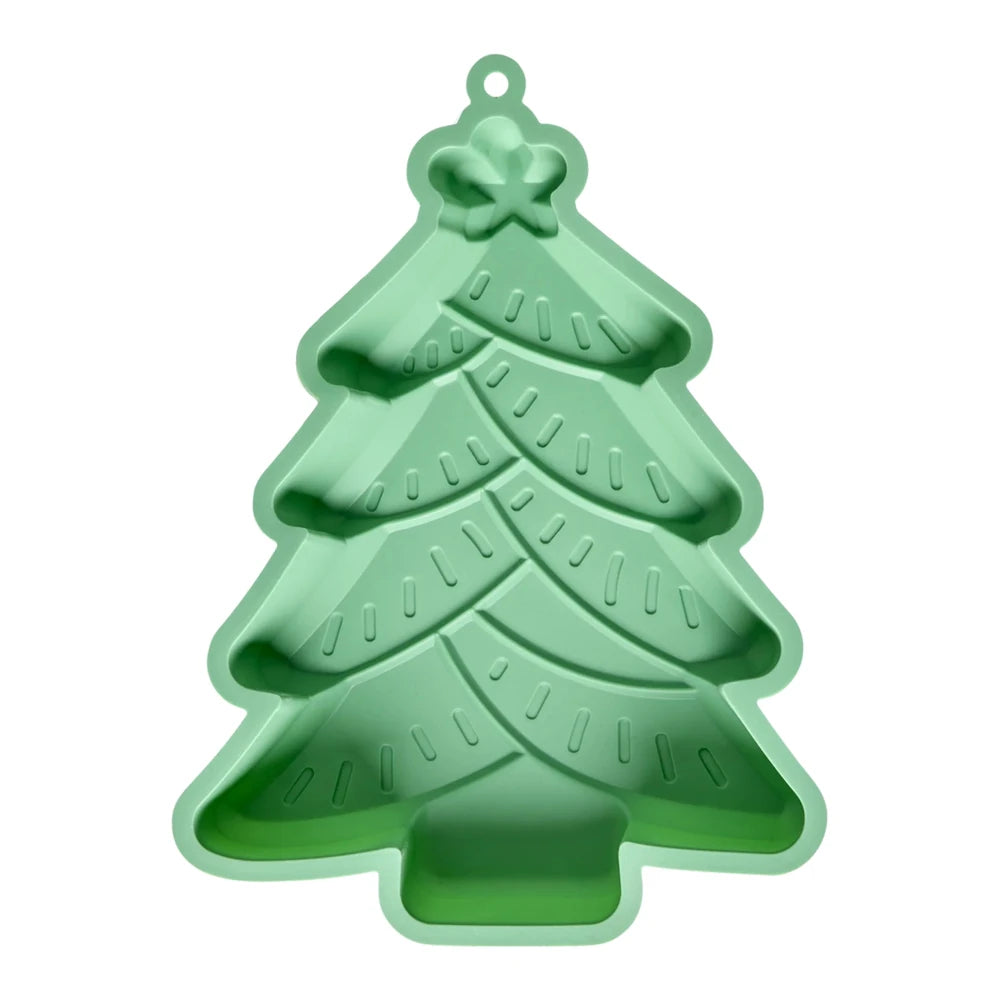 Rice - Weihnachtsbaum Silikon-Backform - Grün
