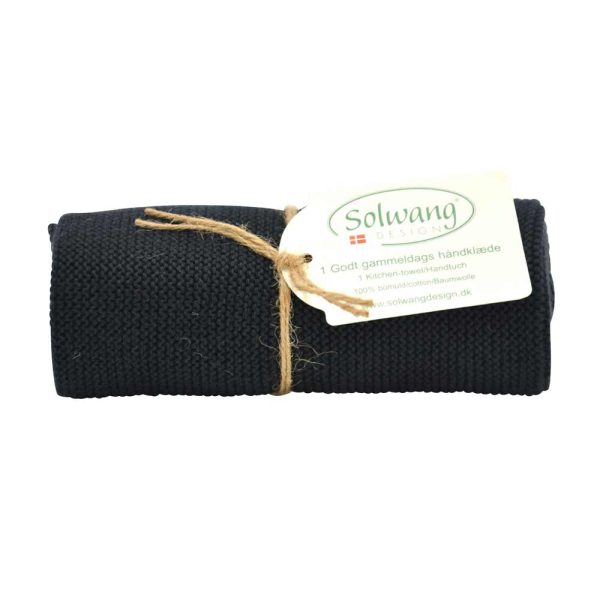 Solwang Handtuch - Schwarz