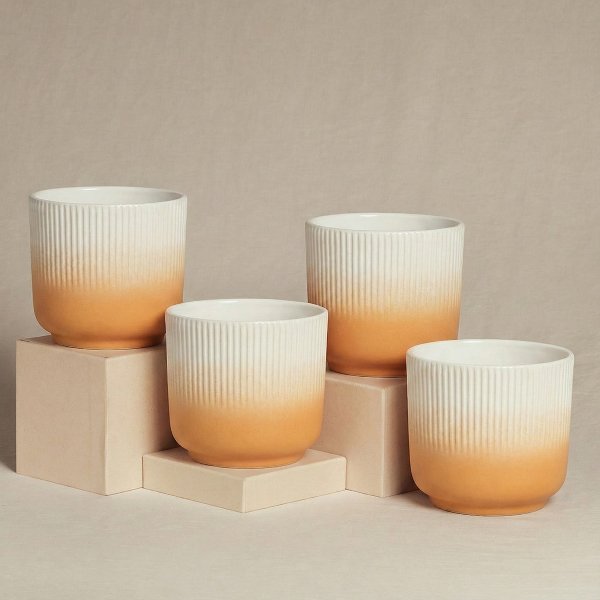 Keramik Topfset 'Rilio' (4 × 14)