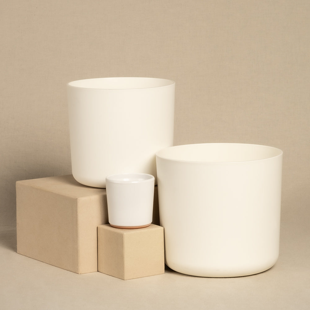 Kunststoff Topfset 'Lumi' (18, 14, 7)