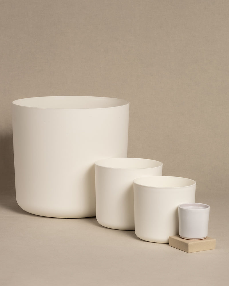 Kunststoff Topfset 'Lumi’ (30, 16, 14, 7)