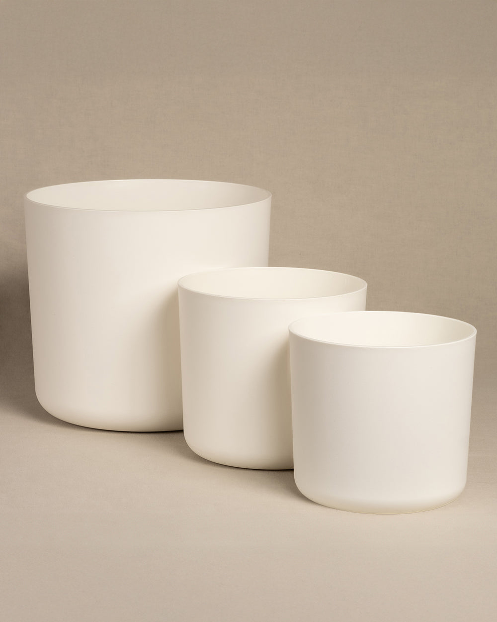 Kunststoff Topfset 'Lumi’ (30, 2 x 16)