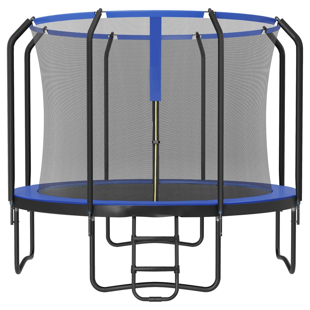 Rundes Gartentrampolin mit Sicherheitsnetz