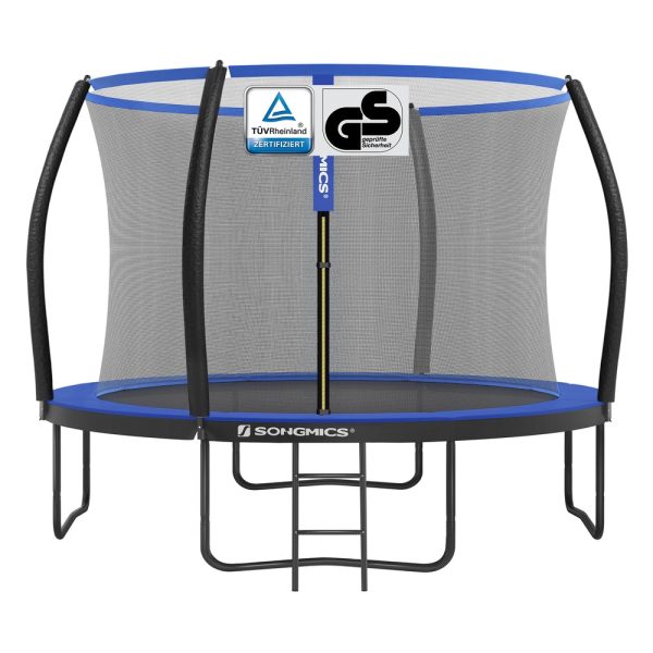 rundes Gartentrampolin mit Sicherheitsnetz