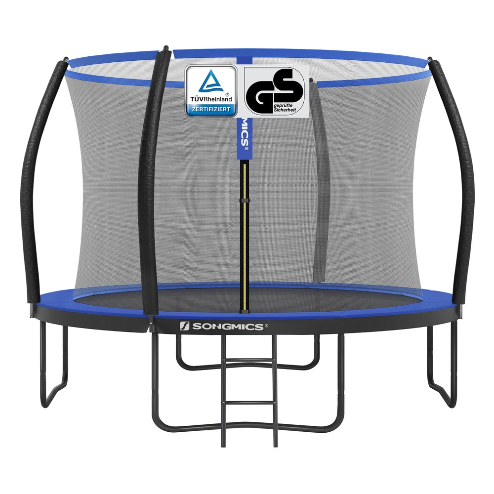 rundes Gartentrampolin mit Sicherheitsnetz