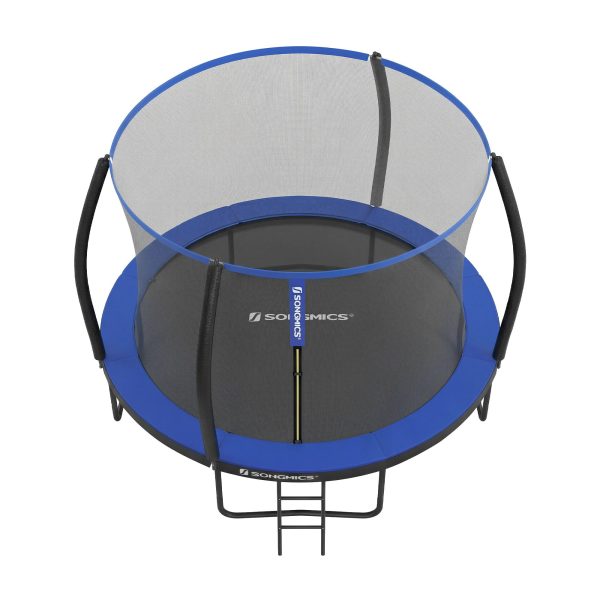 rundes Gartentrampolin mit Sicherheitsnetz