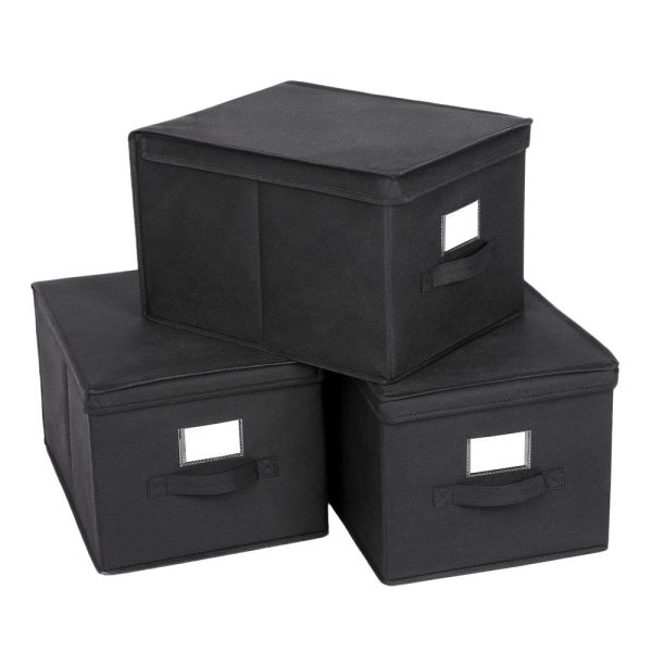 Faltbox mit Deckel, 3er-Set