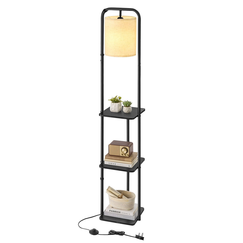 Stehlampe mit Ablagen