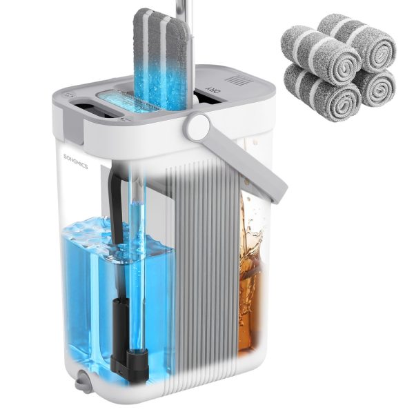 Wischmopp Set mit Eimer und Frischwassertrennung