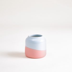 Bebé Vase S hellblau rosa