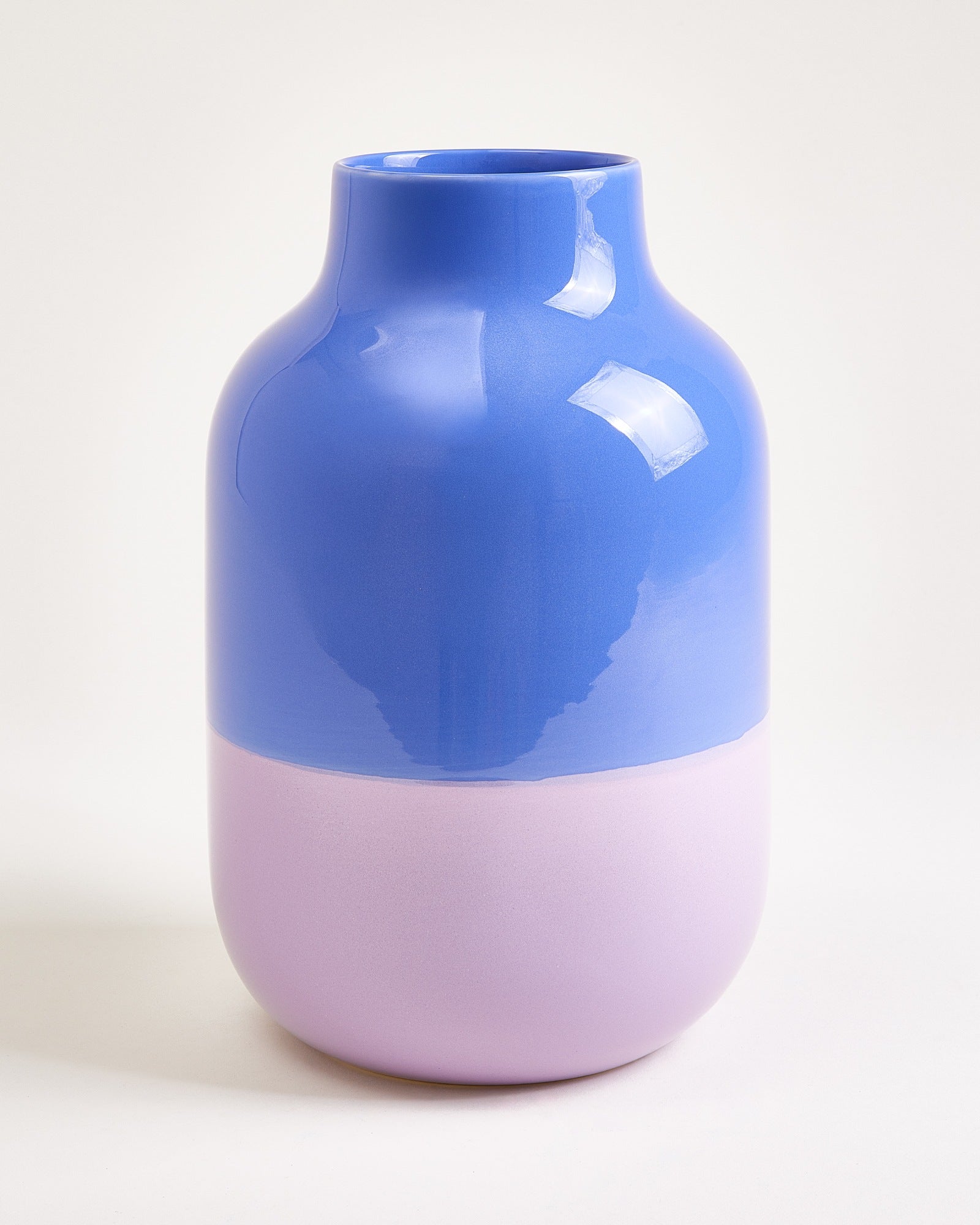 Nuno Vase L cornflower lila