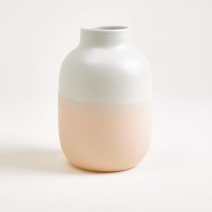 Nuno Vase M hellblau sand