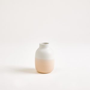 Nuno Vase S hellblau sand
