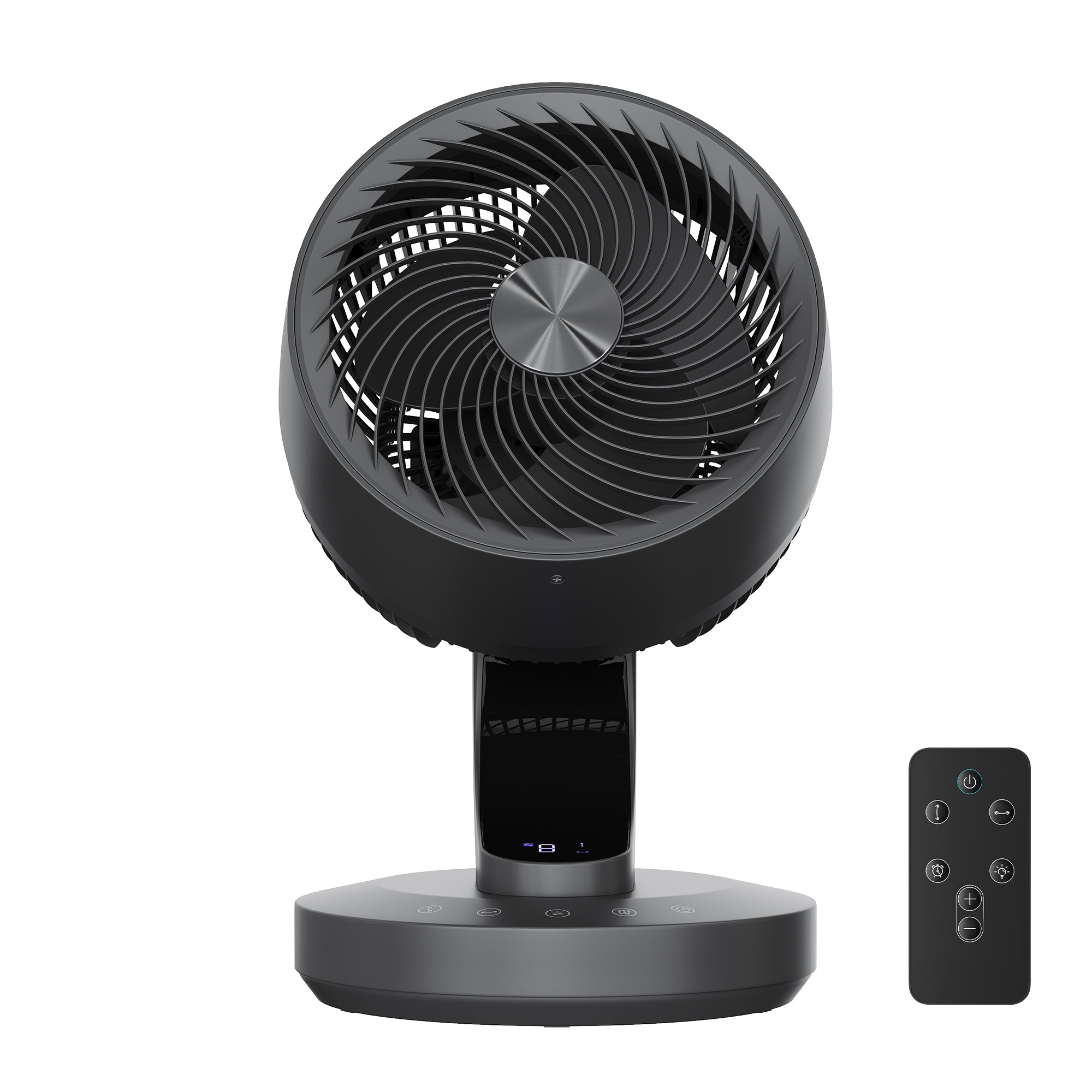 Leiser Ventilator mit LED-Display und 8 Geschwindigkeitsstufen