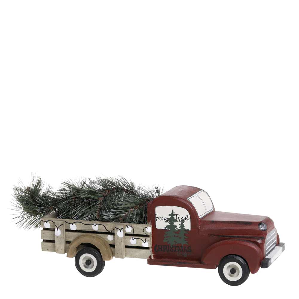 Chic Antique - Vintage Auto mit Weihnachtsbaum Mega