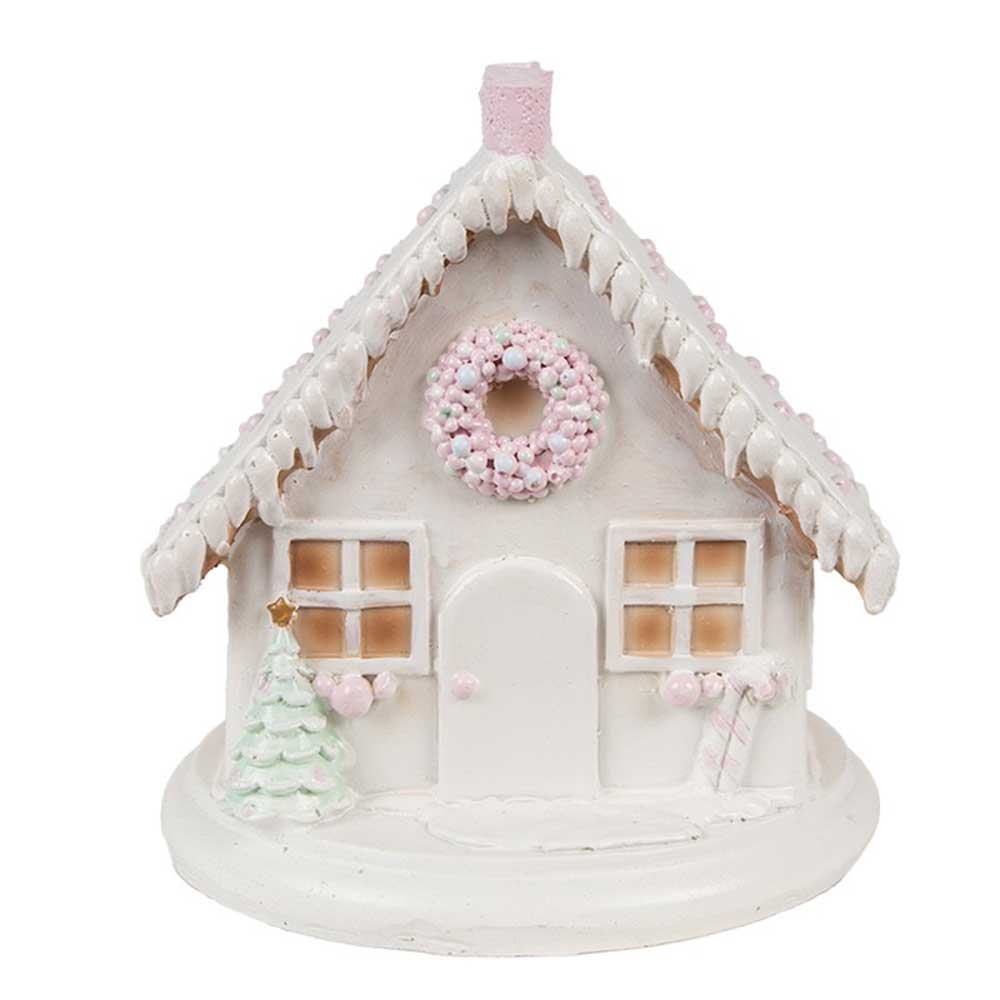 Clayre & Eef - Lebkuchenhaus mit LED 13 cm