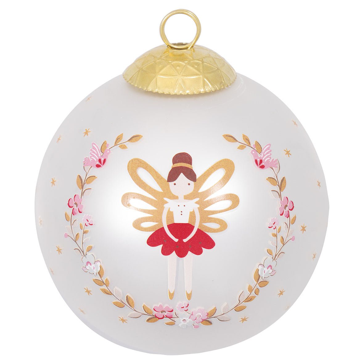 GreenGate - Cindarella Glaskugel Xmas White