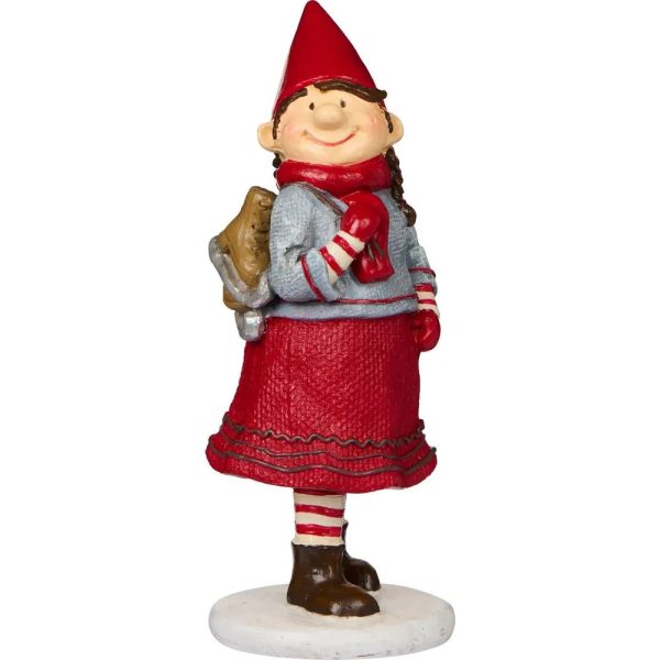 Ib Laursen - Wichtel Wichtelfigur Dagny Schlittschuhen Ribenisserne