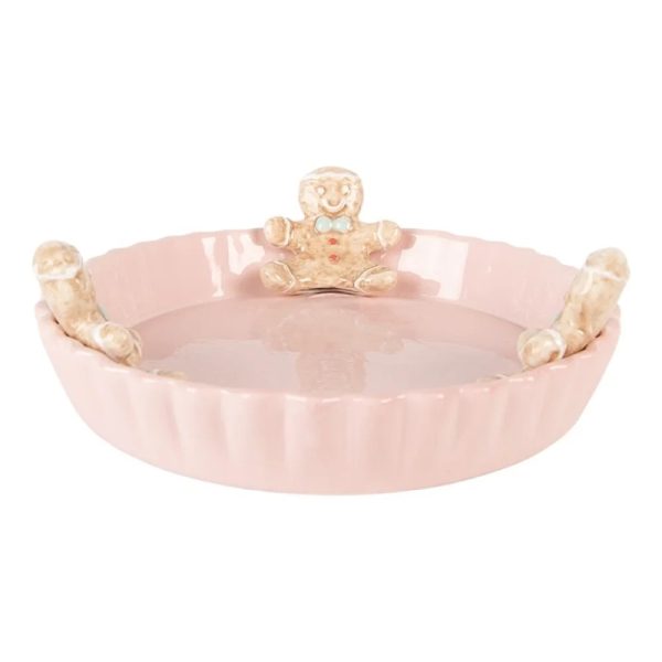 Clayre & Eef - Schüssel Lebkuchenmann rosa