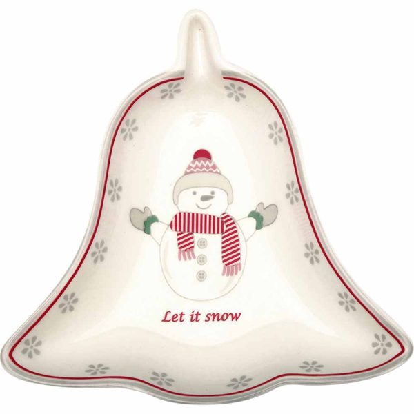 GreenGate - Abella Teller Glocke xmas white
