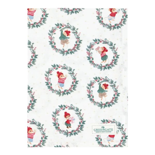 GreenGate - Joanni Geschirrtuch weiß