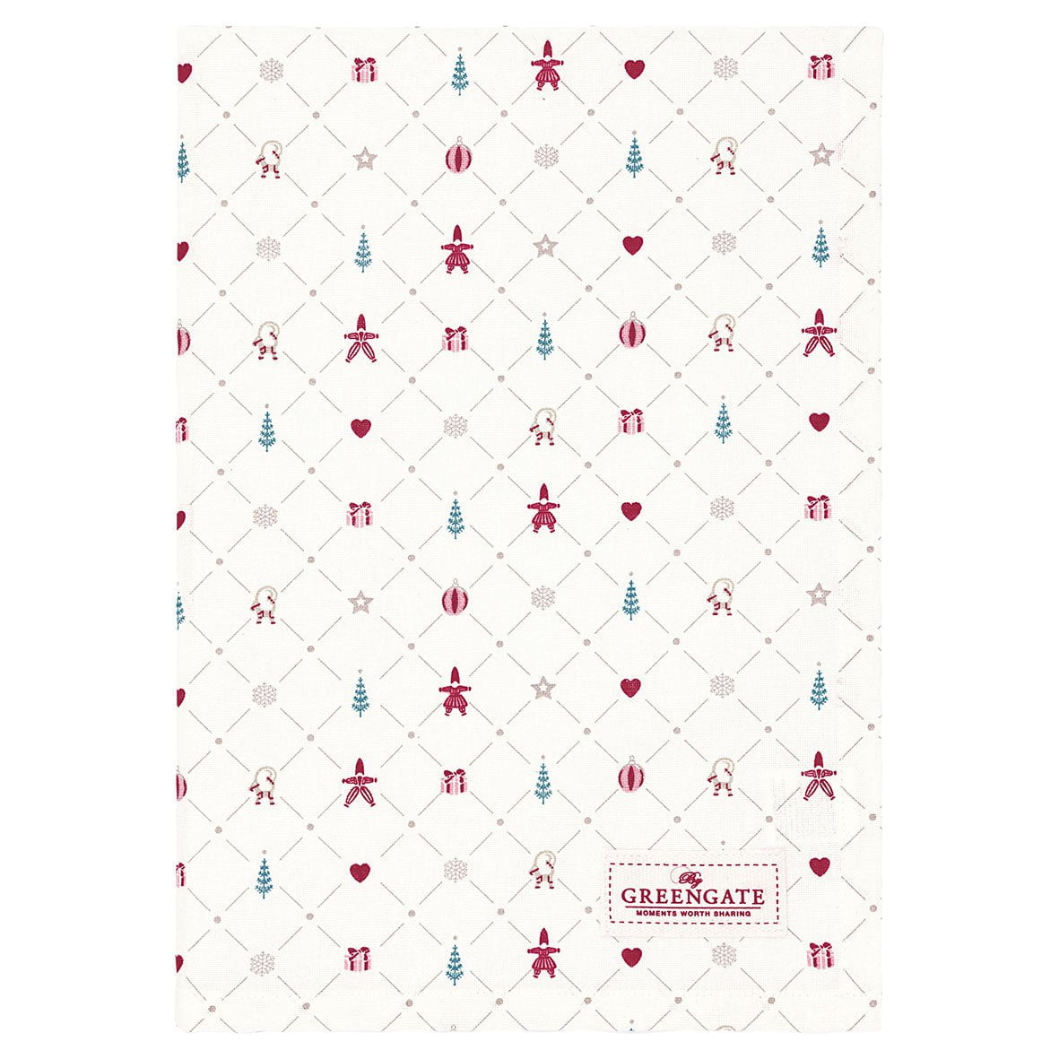 GreenGate - Clarina Geschirrtuch White